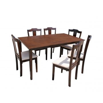 Set masa RH7008T + 6 scaune RH159C Dirty Oak 150x90x76 cm