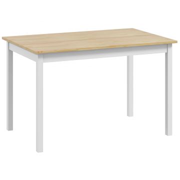 HOMCOM Masa de luat masa pentru 4, Masa de bucatarie stil rustic | Aosom Romania
