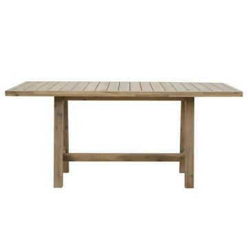 Masa exterior Malibu din lemn de salcam natural 170x90x75.5cm