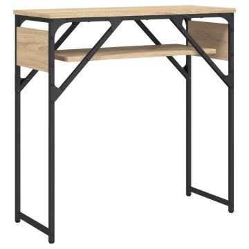 Masuta consola cu raft stejar sonoma