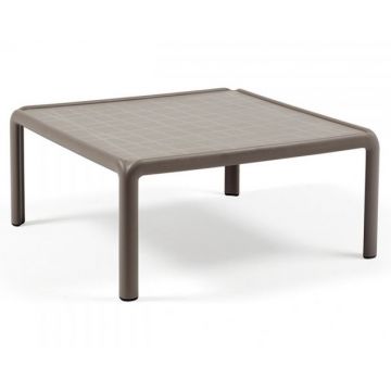 Masuta exterior Nardi Komodo Tavolino 70x70cm h32.5cm tortora