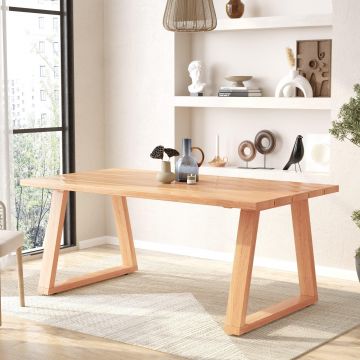Masa Sufragerie Bucatarie Lemn Lux, 140 - 160 - 180 x 75 x 80 cm