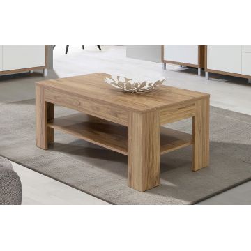 Masuta de cafea Ermelo, Bedora, 110x60x45.5 cm, PAL, stejar