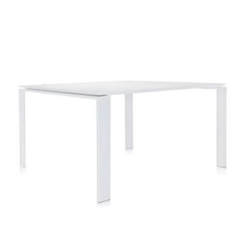 Masa Kartell Four design Ferruccio Laviani 128x128cm alb