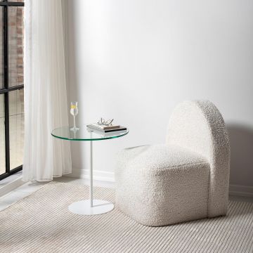 MASUTA DE CAFEA Chill-Out - White, Alb, 50x50x50 cm