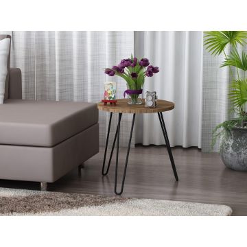 Masuta laterala Pific C Sehpa, Nuc, 44x46,8x44 cm