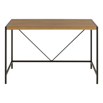 Birou cu aspect de lemn de stejar 60x120 cm Bahamas – Actona