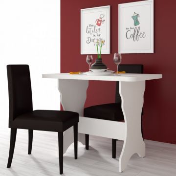 Masa bucatarie KC-2 RO,90x60x73 cm, alb