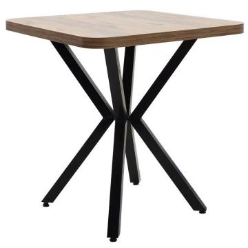 Masa bucatarie patrat  texturata, Homs 70 x 70X75 cm,600125