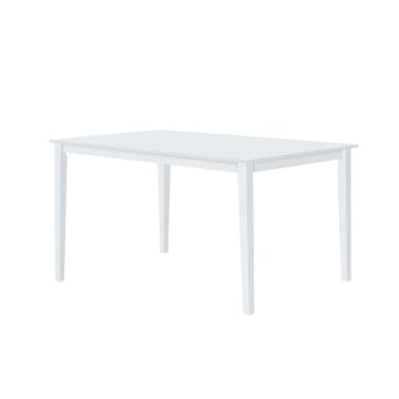 Masa Cassie, 150x90x76 cm, MDF, Alba
