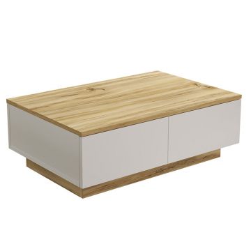 Masa de cafea Thunder, Sonoma - Antracit, 90x60x31 cm