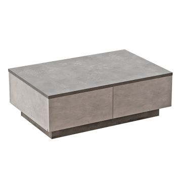 Masa de cafea Thunder, Sonoma - Antracit, 90x60x31 cm