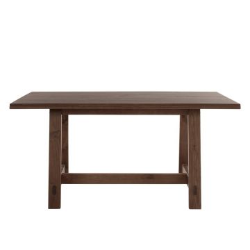 Masă de dining maro din lemn de pin 90x160 cm Derby – Støraa