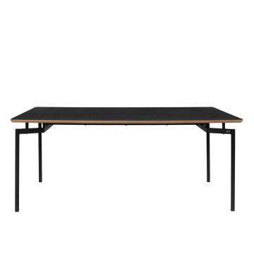 Masă de dining neagră 90x180 cm Alto – Støraa