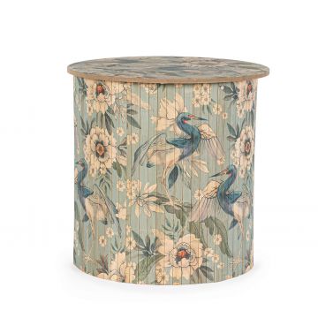 Masuta de cafea Maylin, Bizzotto, 40x40 cm, bambus/MDF, multicolor