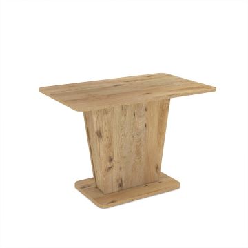 Masa Extensibila Lali Rivoli, 110-145x68x75 cm, Pal Melaminat, Stejar