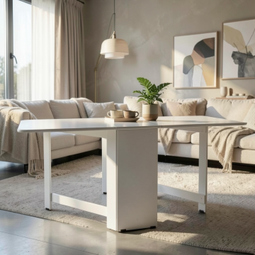 Masa Plianta Ro Alb 166x80x75 cm