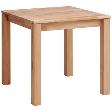 Masă din lemn, 80/80/75 cm,