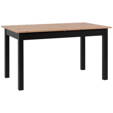 Masă din material pe bază de lemn, 140-180/80/76,5 cm,