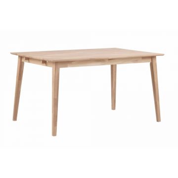 Masă de dining din stejar lăcuit Rowico Filippa, 140 x 90 cm, mat