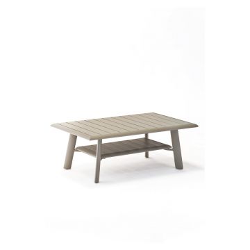 Măsuță de cafea din aluminiu pentru grădină Ezeis Spring, gri