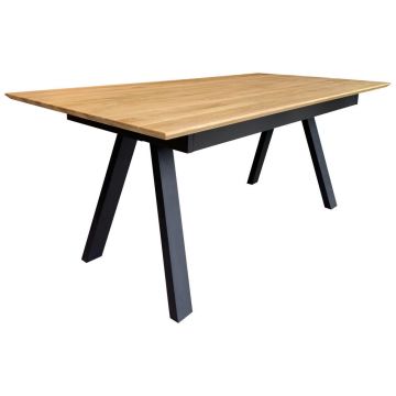 Masă din lemn, 180/100/75 cm,