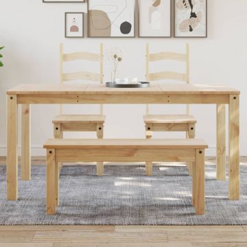 Gossi bancheta de bucatarie „panama”, 160x80x75 cm, lemn masiv pin