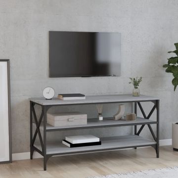 Gossi comoda tv, gri sonoma, 100x40x50 cm, lemn prelucrat