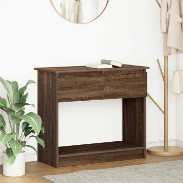 Gossi consola cu sertare stejar maro 85,5x38,5x74,5 cm