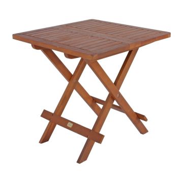 Masă auxiliară de grădină din lemn de acacia 50x50 cm Cleveland – Garden Pleasure