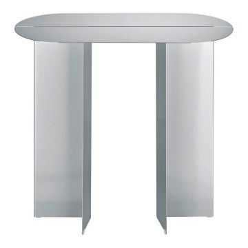 Masă consolă argintiu-mat din oțel inoxidabil 35x80 cm Oru – Blomus