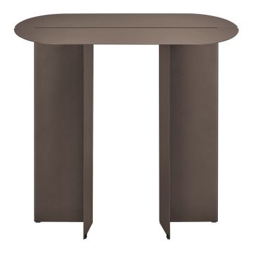 Masă consolă maro din oțel 35x80 cm Oru – Blomus