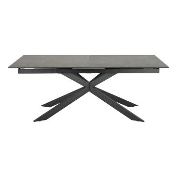 Masă de dining extensibilă din ceramică 100x240 cm Irwine – Actona