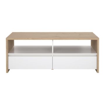 Măsuță de cafea albă-în culoare naturală 60x120 cm Next – Tvilum