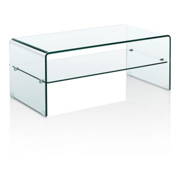 Măsuță de cafea din sticlă 50x100 cm Cristal Evo – Tomasucci