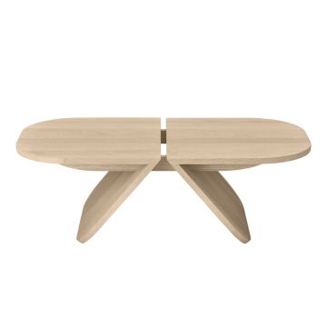 Măsuță de cafea în culoare naturală din lemn de stejar 54x100 cm Avio – Blomus