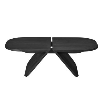 Măsuță de cafea neagră din lemn de stejar 54x100 cm Avio – Blomus