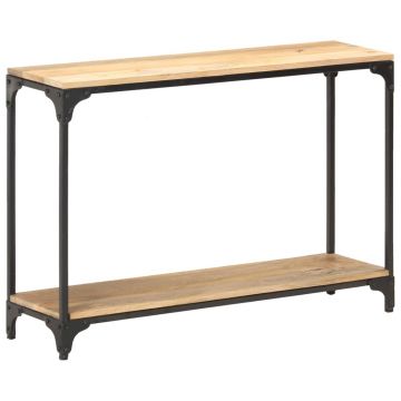 Gossi masa consola, 110 x 30 x 75 cm, lemn masiv de mango