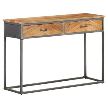 Gossi masa consola, 110x35x75 cm, lemn masiv de acacia