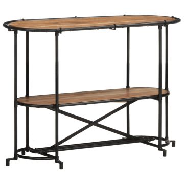 Gossi masa consola, 110x42x76 cm, lemn masiv de acacia