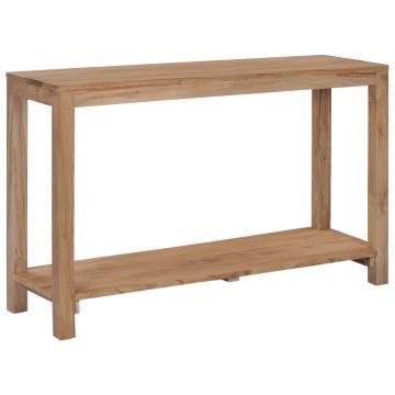 Gossi masa consola, 120 x 35 x 75 cm, lemn masiv de tec