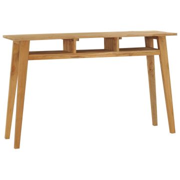 Gossi masa consola, 120 x 35 x 75 cm, lemn masiv de tec