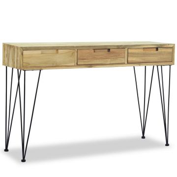 Gossi masa consola, 120x35x76 cm, tec masiv