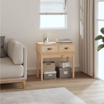 Gossi masa consola, 76,5x40x75 cm, lemn masiv de pin