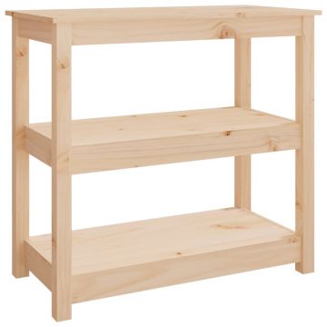 Gossi masa consola, 80x40x74 cm, lemn masiv de pin