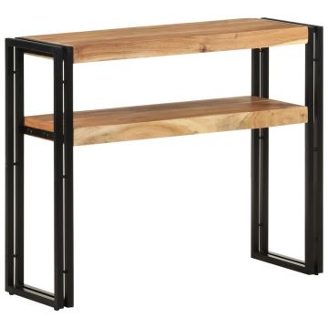 Gossi masa consola, 90x30x75 cm, lemn masiv de acacia
