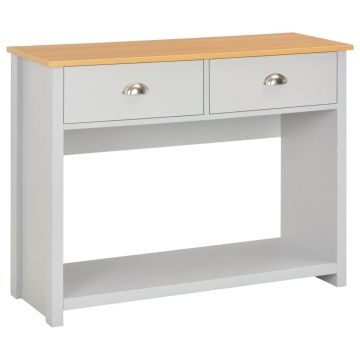 Gossi masa consola, gri, 97 x 35 x 76 cm