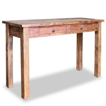 Gossi masa consola, lemn masiv reciclat, 123 x 42 x 75 cm