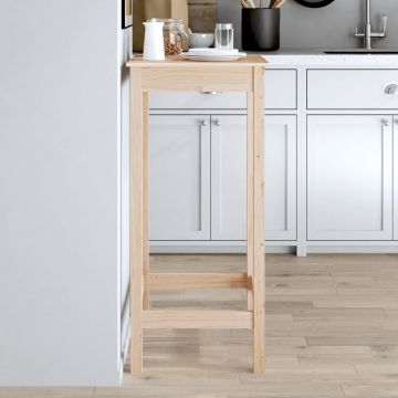 Gossi masa de bar, 50x50x110 cm, lemn masiv de pin
