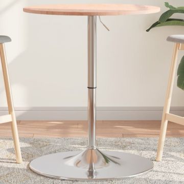 Gossi masa de bar Ø60x89,5 cm din lemn masiv de fag